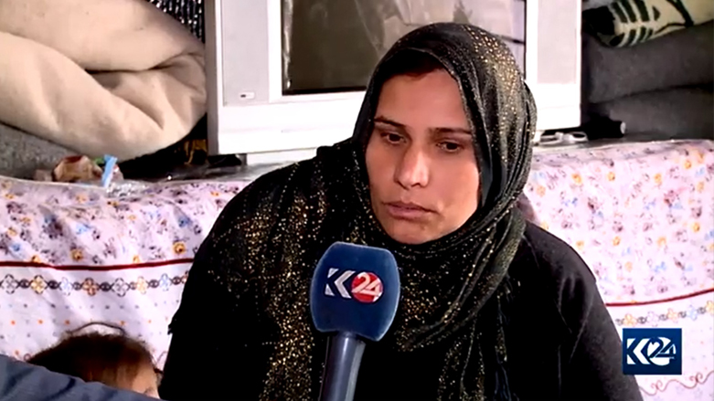 Anwar Sultan, a Yezidi survivor at Hassan Sham IDP camp, Jan. 11, 2022. (Photo: Azar Faruq/Kurdistan 24)